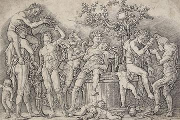 Andrea Mantegna Bacchanal with Wine Vat