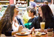 women talking